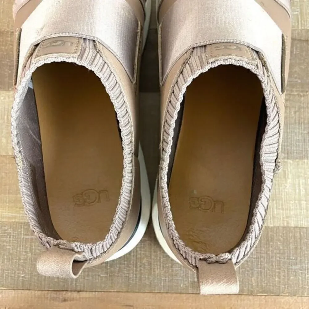 UGG Australia Himari Trainer Shoes Womens 8.5M Brown Slip On Athletic SN 1113350